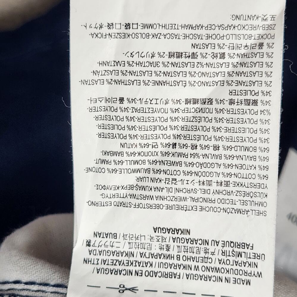 VANS Shorts Mens 32 Blue Sturdy Stretch Pockets Activewear Golf Hiking NWT - Picture 15 of 16